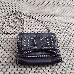 Rebecca Minkoff Leather Black Sweetie Bow Bag